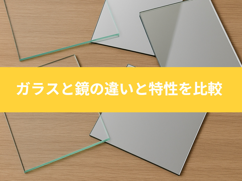 ガラスと鏡の違いと特性
